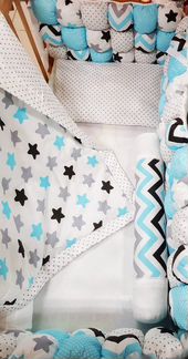 Набор в кроватку 10 предметов