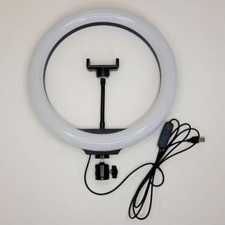 Кольцевая лампа 26см и штатив 2,1м