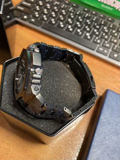 Casio g-shock GA-2100-1EAR с стальным браслетом