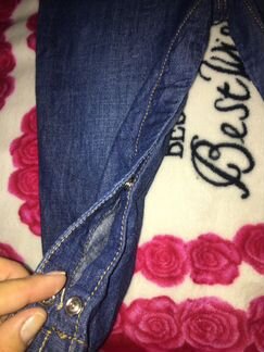 Джинсы комбинезон