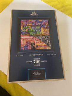 Деревянный пазл davici “Город котиков»