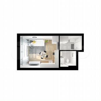 Квартира-студия, 19.9 м², 14/32 эт.