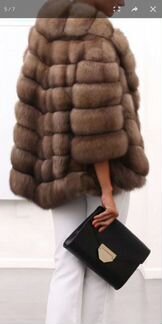 Роскошная шубка из меха соболя