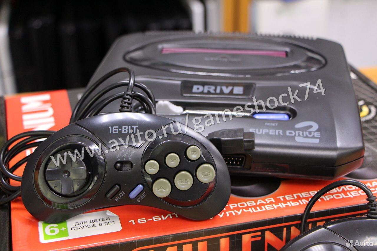 83512003625 Sega 16-bit Super Drive Millennium(220-in-1) Black