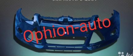 Бампер Форд Фокус 3 синий