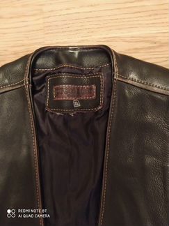 Жилетка мужская кожаная