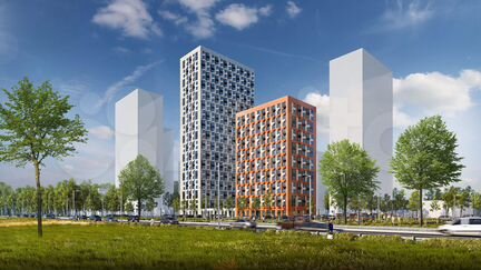 2-к квартира, 57.4 м², 13/33 эт.