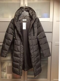 Новое пальто-пуховик Camaieu, с капюшоном