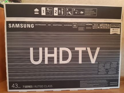 Телевизор LED Samsung 43 дюйма