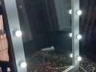 Зеркало гримёрное с лампочками