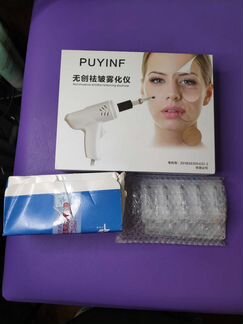 Безыгольный шприц, безыгольный инъектор, hyaluron