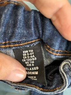 Джинсы H&m 116