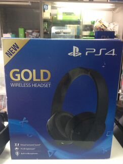 Gold 7.1 наушники Sony wireless headset