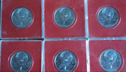 Олимпиада-80 комплект монет пруф стародел