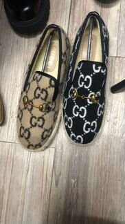 Зимние эспадрильи Gucci