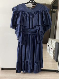 Платье Laroom синее дизайнерское