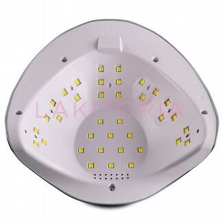 Лампа для маникюра Sun X 54 W металлик голубая