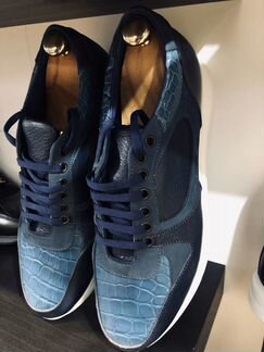 Кроссовки крокодил Gucci kiton Louis dolce