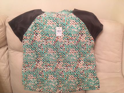 Шёлковая новая блузка бренда Fossil с биркой