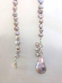 Жемчуг натуральный браслет 