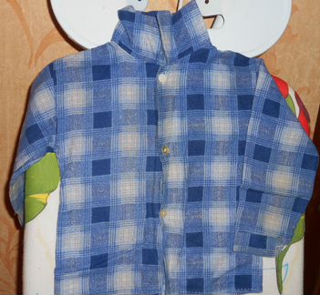 Рубашка кофта байковая на 2-4 года