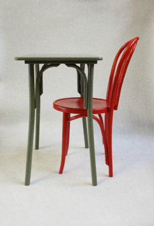 Венские стулья, цветная эмаль