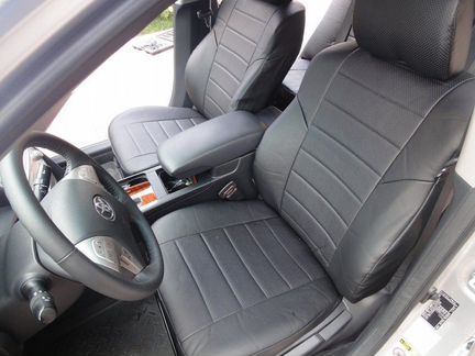 Модельные чехлы Тойота Камри в40 из экокожи