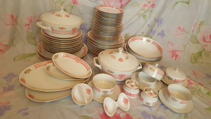 Сервиз столовый Чехословакия Богемия