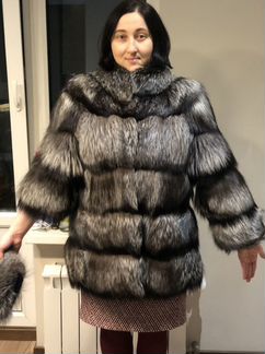 Шуба из чернобурки