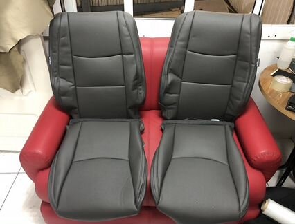 Обивка сидений кожа Toyota Land Cruiser Prado 120