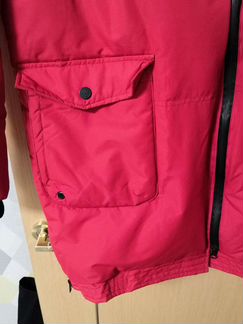 Пуховик cropp красный