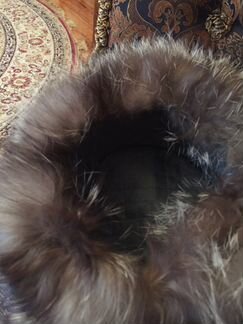 Шапка из чернобурки