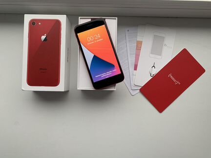 iPhone 8 64 гб Ростест(product red)