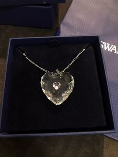 Кулон swarovski «сердце в сердце» оригинал