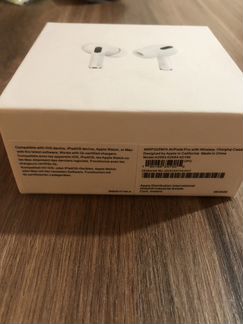 Абсолютно новые аирподс про. Полный комплект