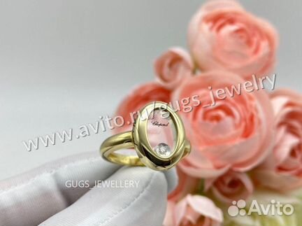 Золотое Кольцо Chopard из золота с бриллиантом