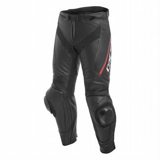 Мотоштаны Кожаные Dainese Delta 3 Perf / Черно-кра