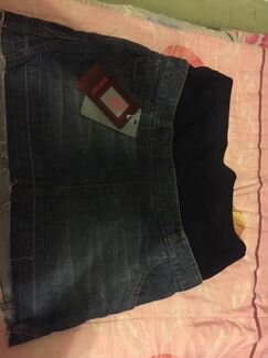 Юбка джинсовая для беременных