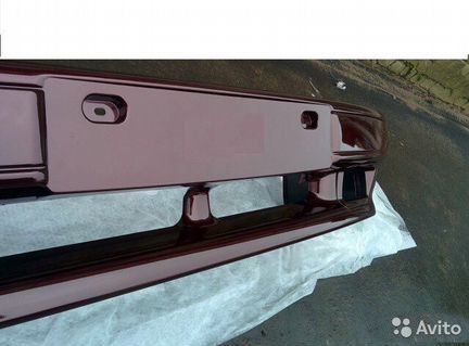 Бампер ваз 2114,2115 с птф цвет Вишня