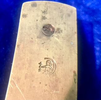 Уровень антикварный бронза (латунь)