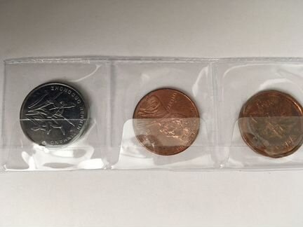 Набор из 3х монет США Китай Канада