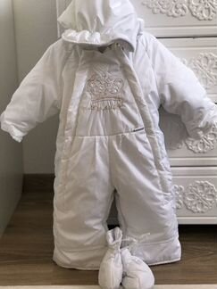 Комбинезон трансформер зимний с овчиной р.74