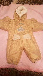 Комбинезон зимний на девочку размер 74