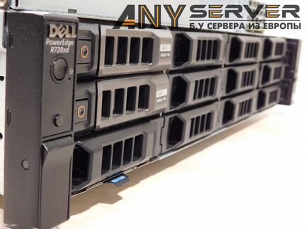 Сервер Dell R720xd 2x E5-2650v2 32Gb H710 12x3.5