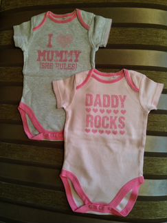 Next Комплект боди 2 шт 6-9 мес