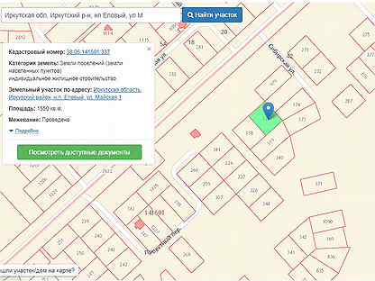 Иркутск поселок еловый карта