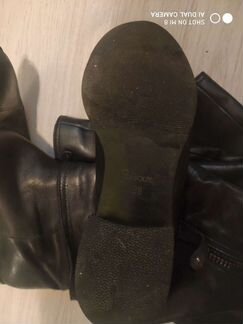 Сапоги натур кожа/замша