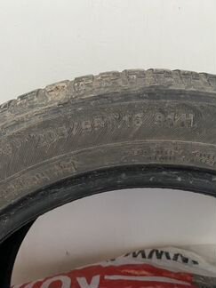 Зимние шины kumho 205/55 R16 91T цена за 4 шт