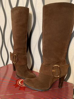 Сапоги 37 из замши демисезонные Терволина