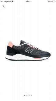 Кроссовки чёрные New Balance 840 б/у 37 разм